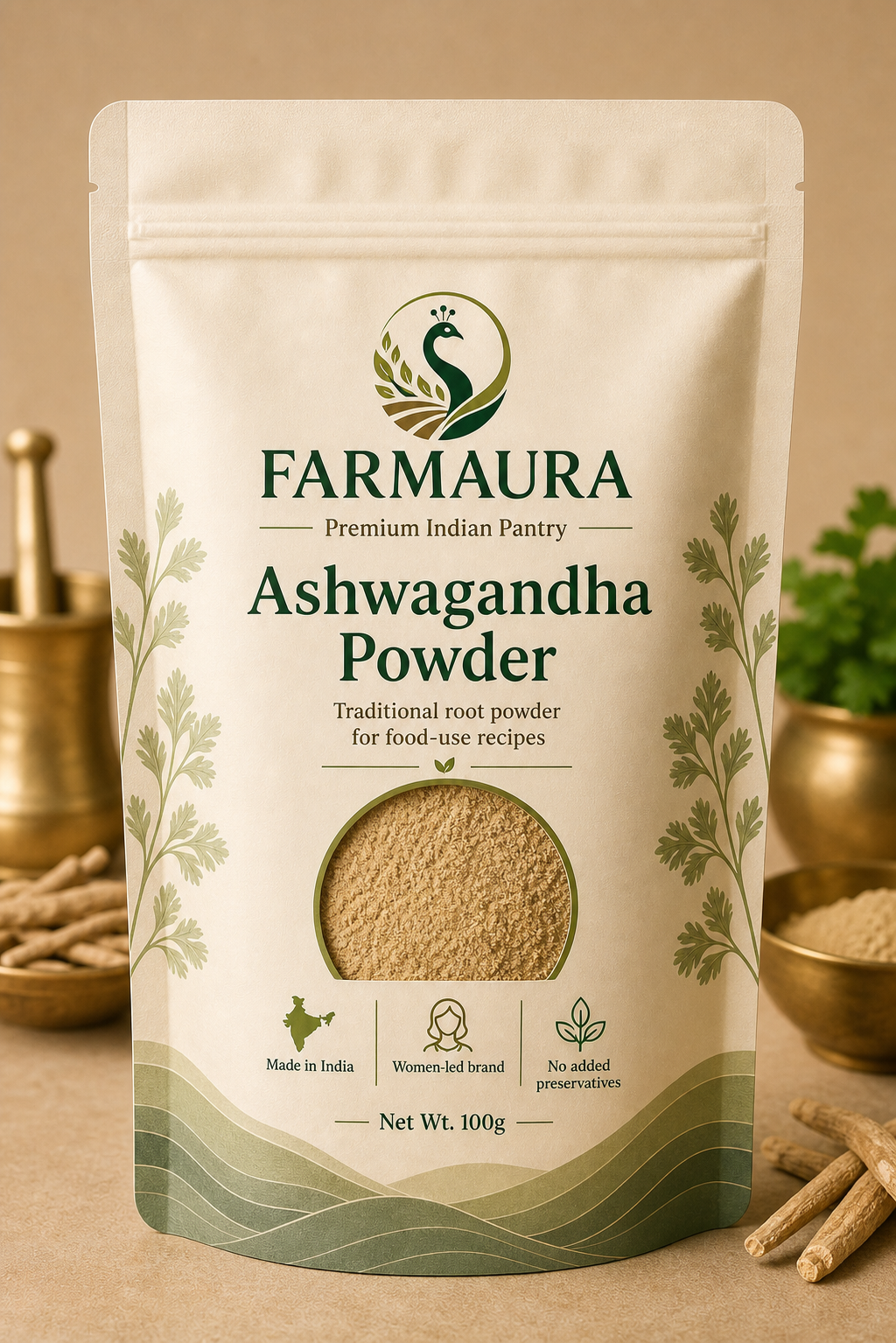 Ashwagandha Powder front package