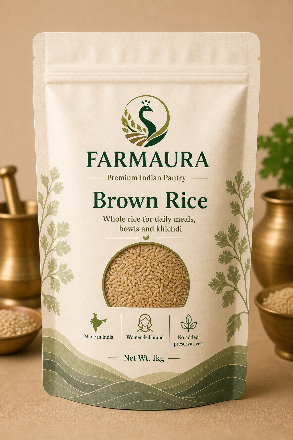 Brown Rice front package