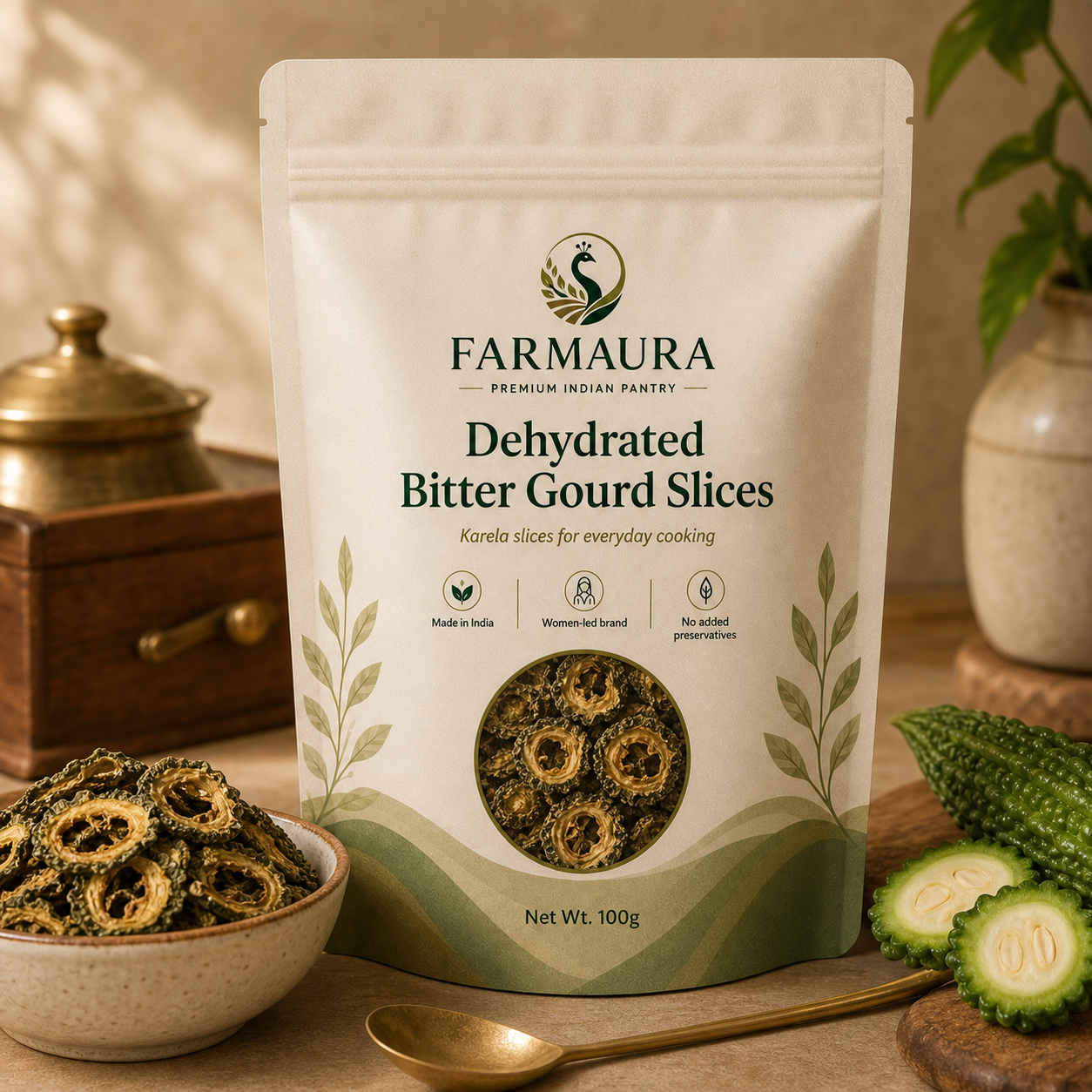 Dehydrated Bitter Gourd Slices front package
