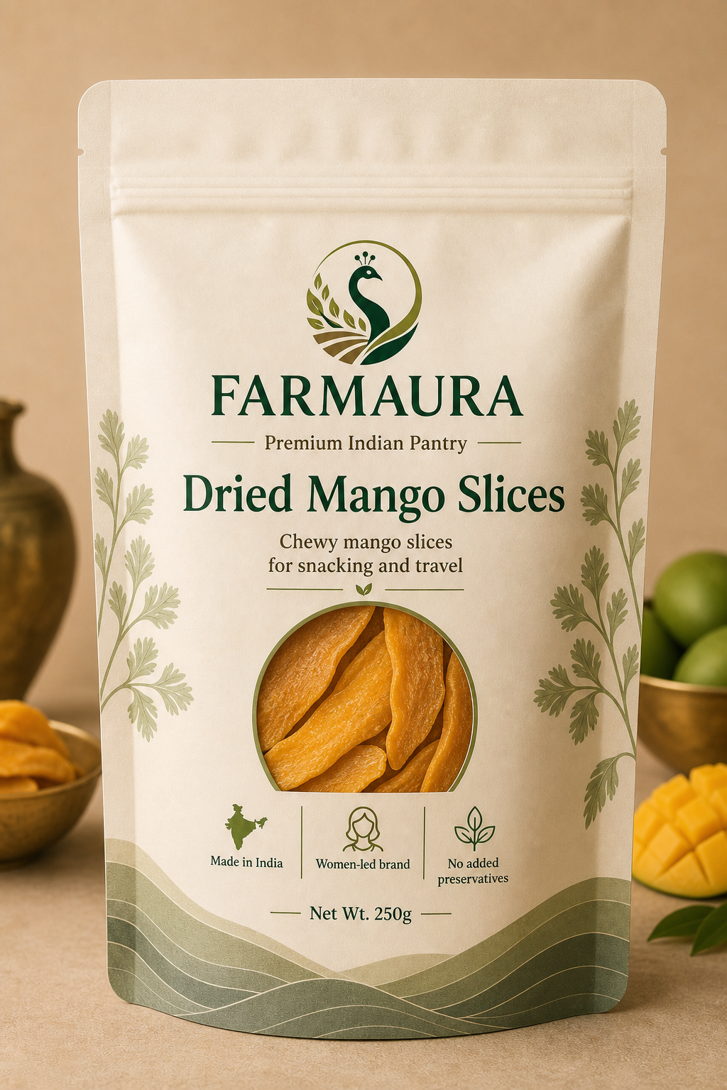 Dried Mango Slices front package