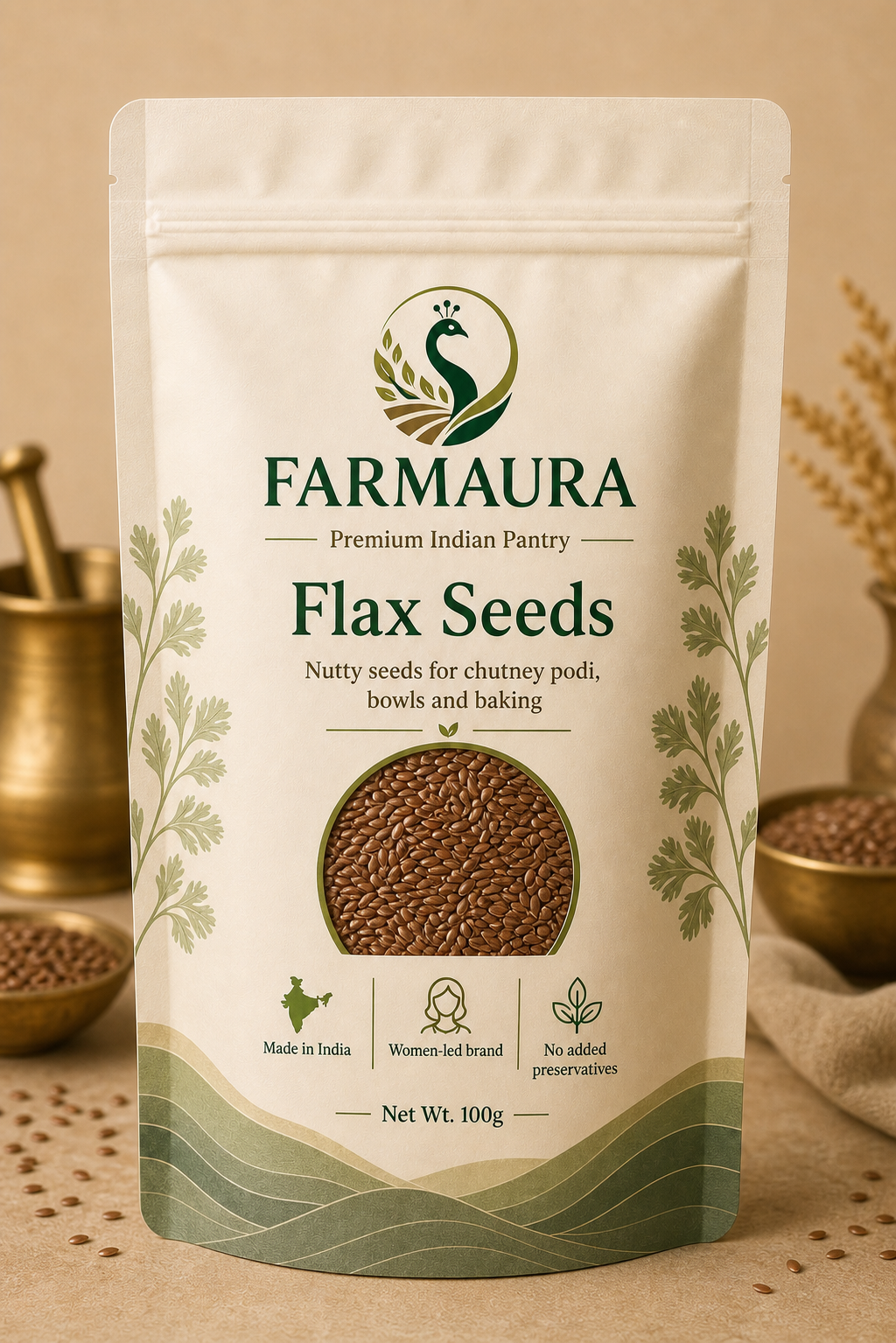 Flax Seeds front package
