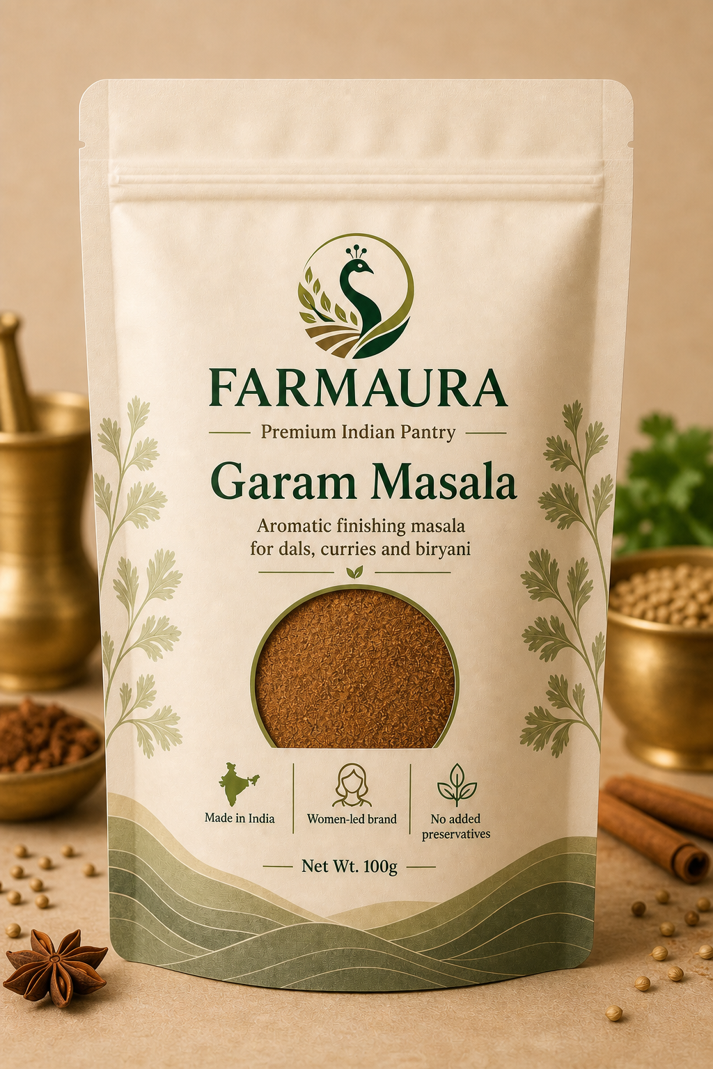 Garam Masala front package