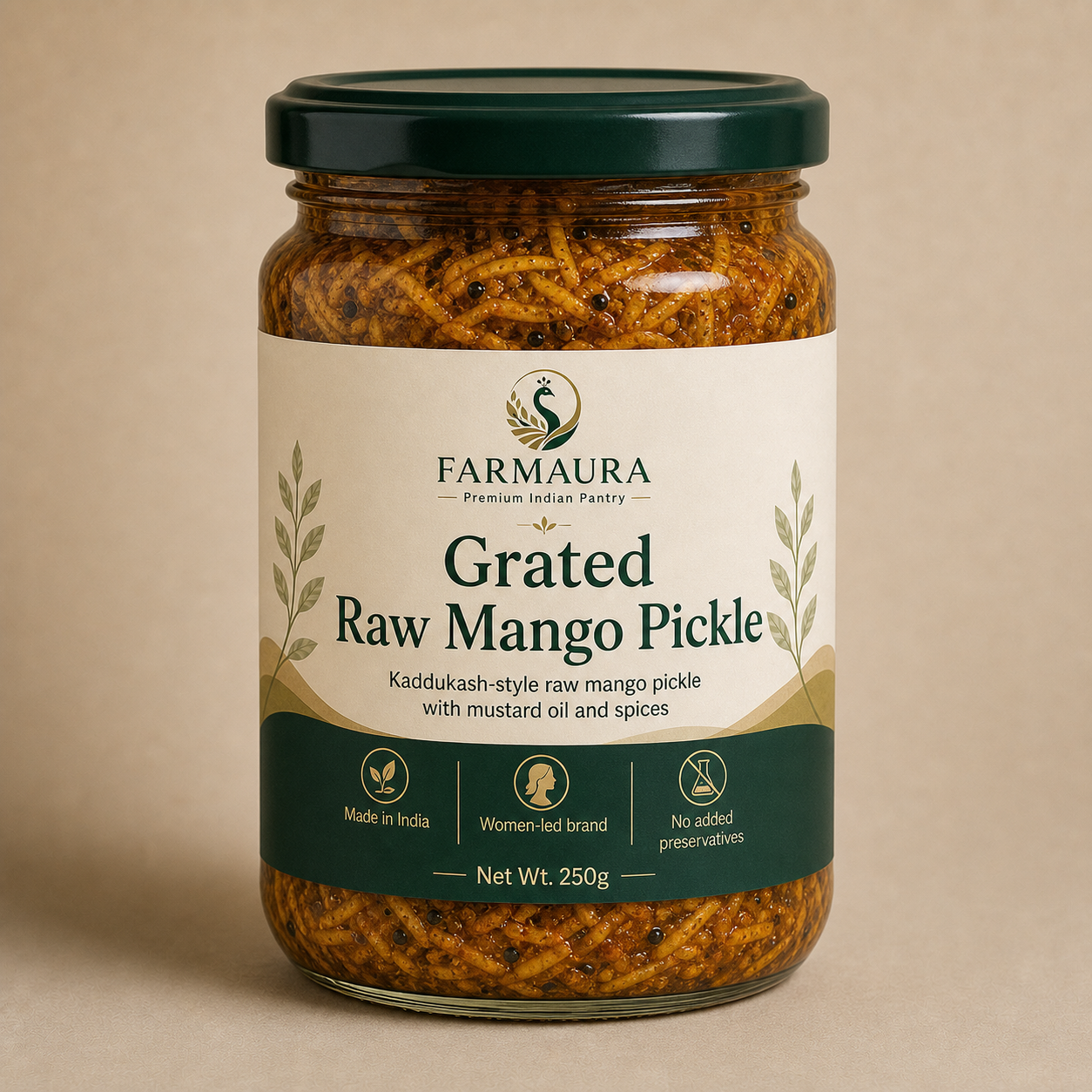 Grated Raw Mango Pickle front package