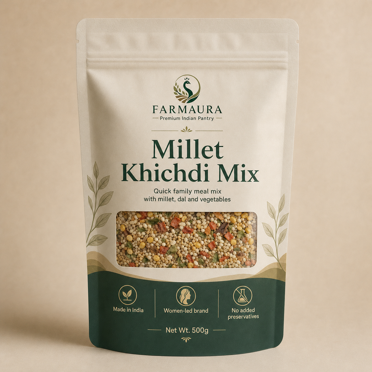 Millet Khichdi Mix front package