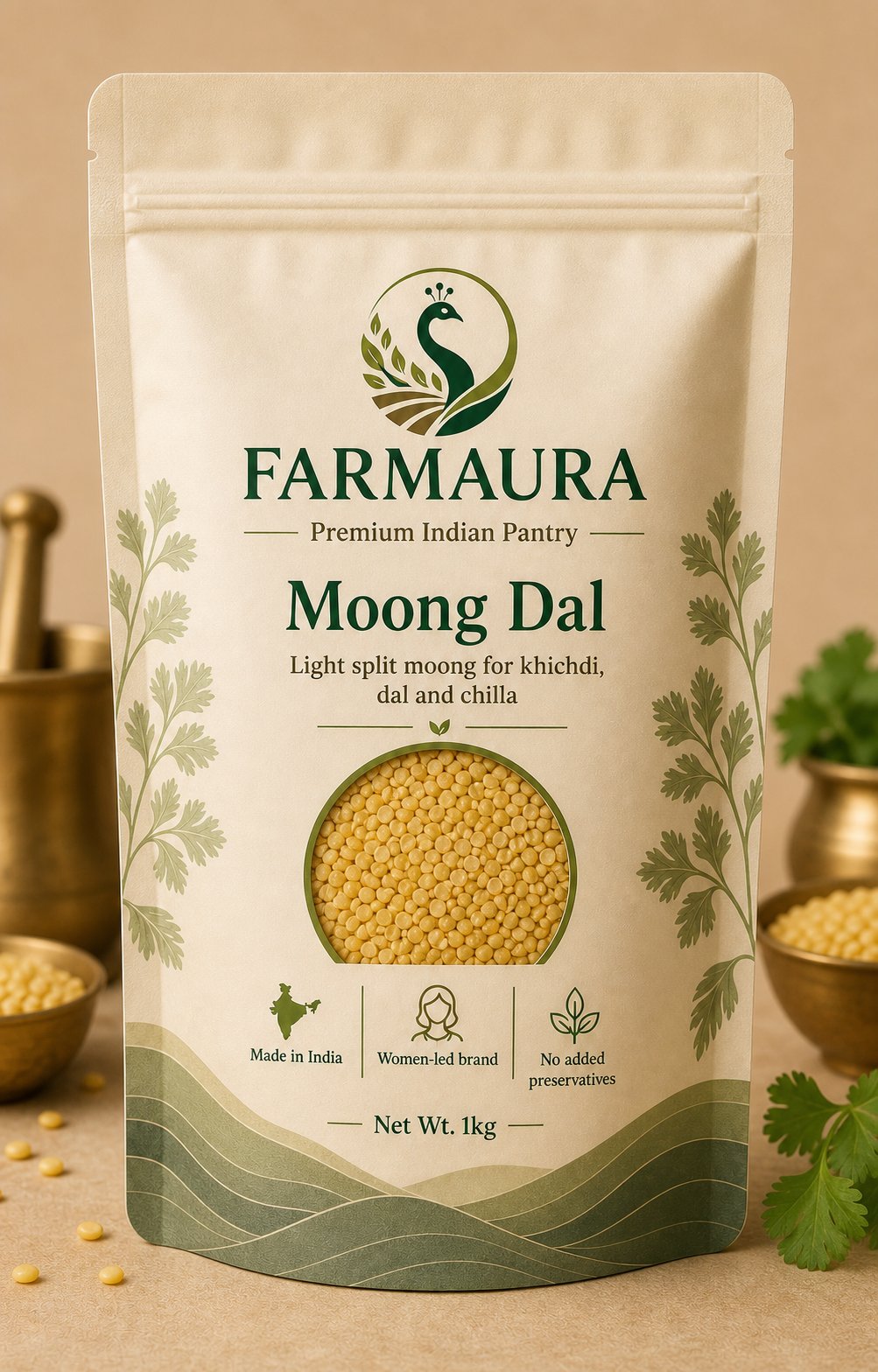 Moong Dal front package