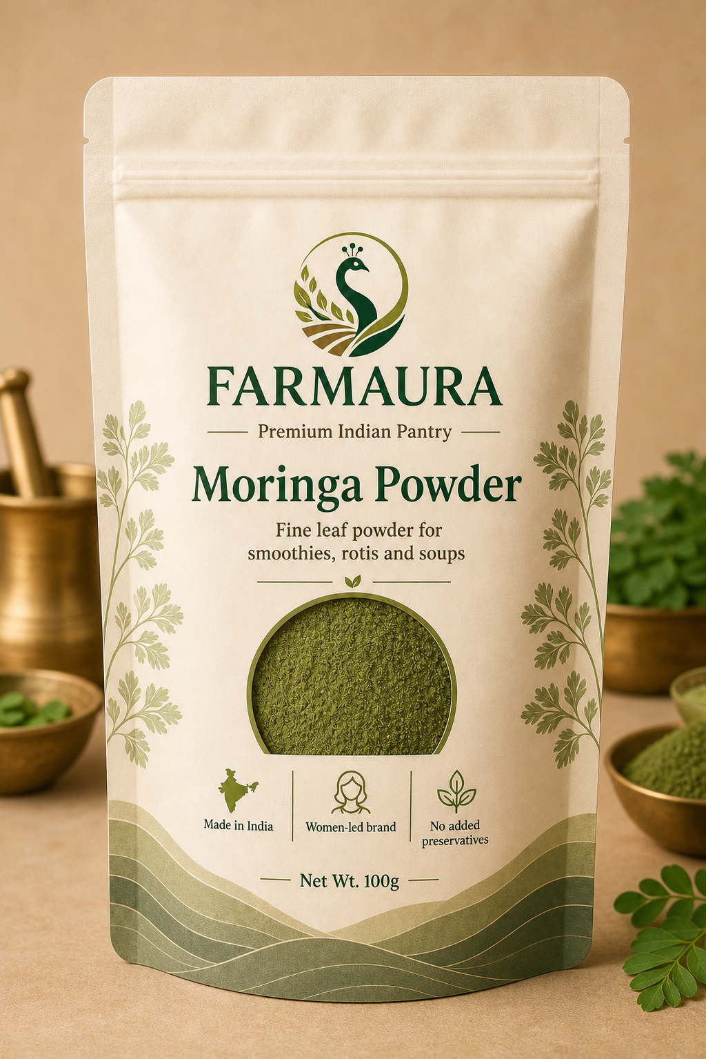 Moringa Powder front package