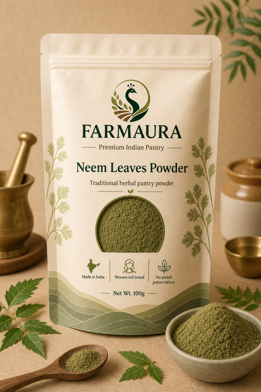 Neem Leaves Powder front package