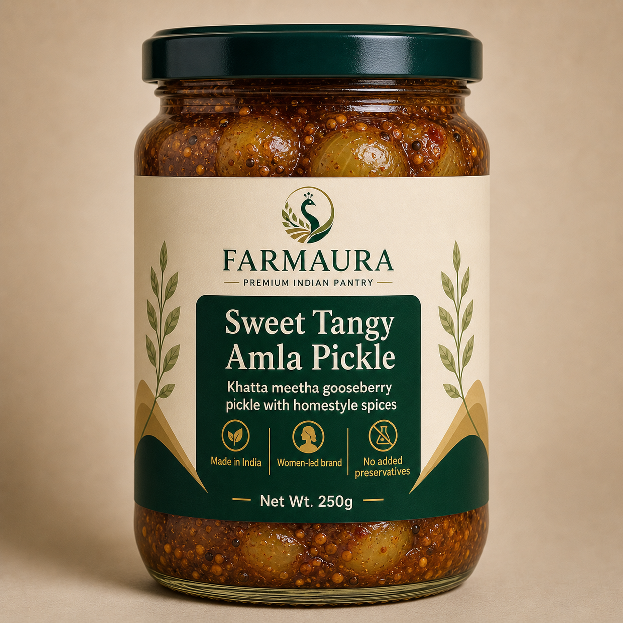 Sweet Tangy Amla Pickle front package